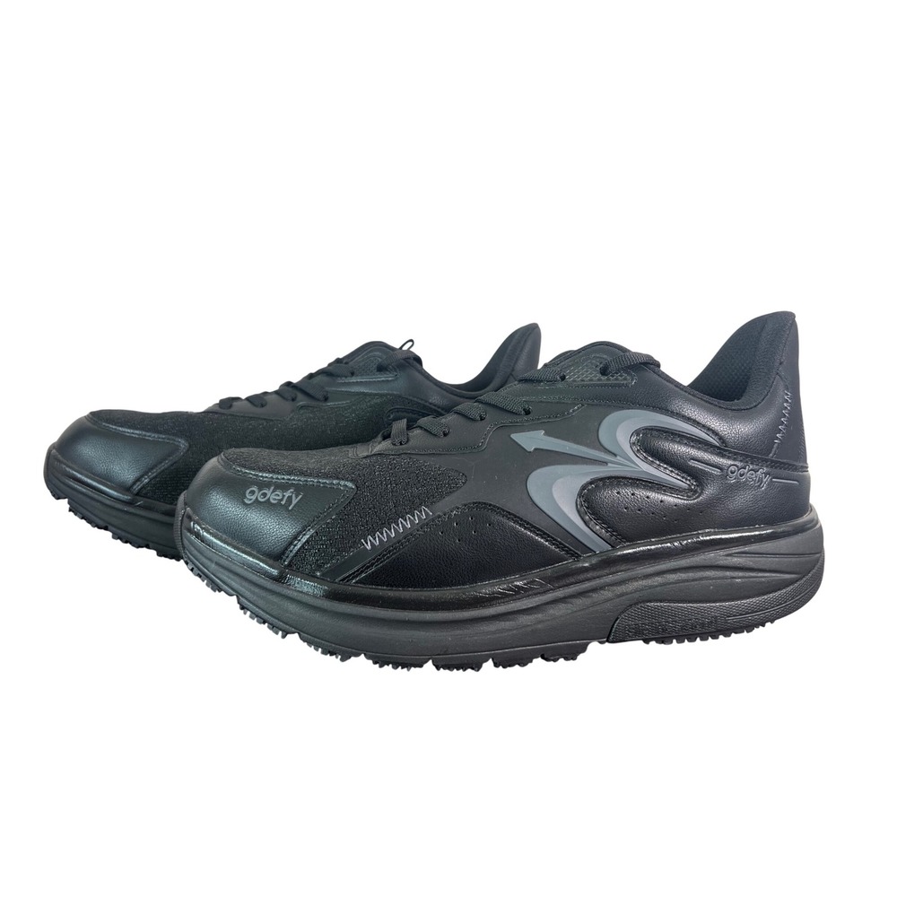Gravity Defyer G-Defy Mens 11.5 XW Black Walking Shoes TB9037MBL-XW VersoShock